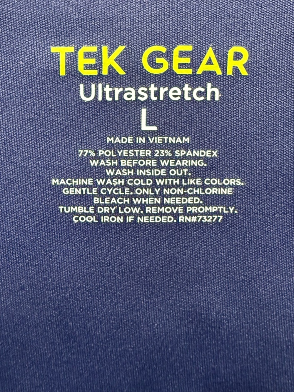 TEK GEAR | Navy Ultrastretch Performance Jacket Sz L - Picture 7 of 7